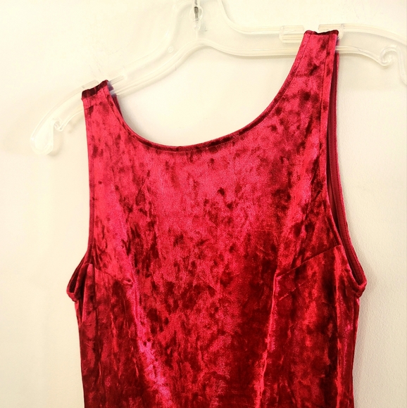 H&M Women's Sleeveless Backless Velvet Dress Size 6 - Picture 3 of 8